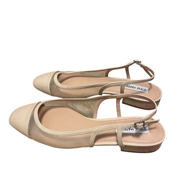 Steve Madden Vahalla Slingback Cap Toe Pumps Pale Pink Size 10 NEW - Picture 5 of 7